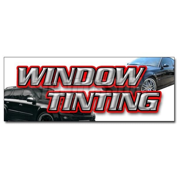 Safety Sign, 48 in Height, Vinyl, 18 in Length, Window Tinting